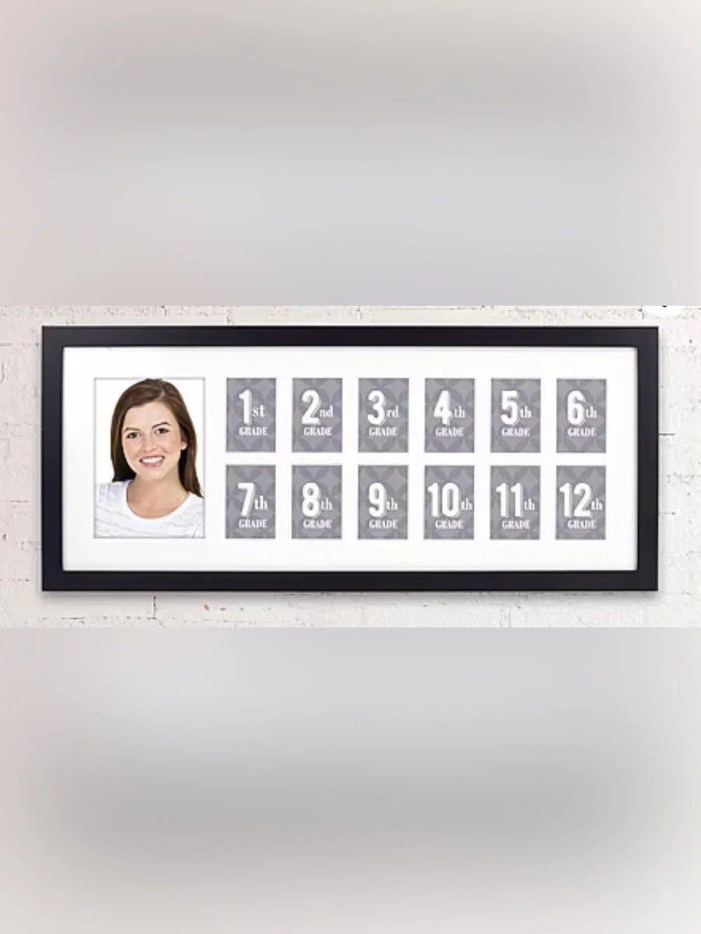 Senior Graduation Memory Display | K–12 Picture Frame | School Years Photo Frame